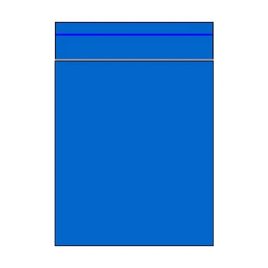 Zip-Lock Bag Blauw 30 X 30 mm 100 stuks
